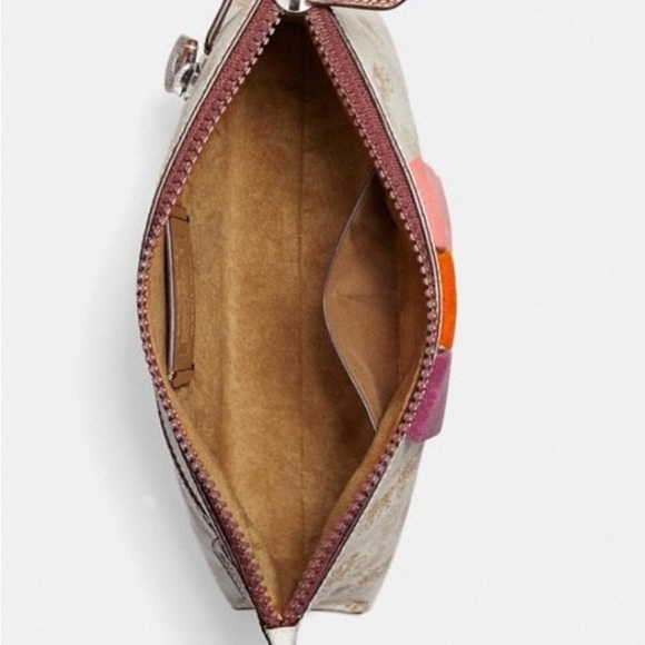 COACH Field Tote with Varsity Stripe(Including matching Charlie Pouch) - Picture 11 of 12